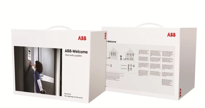 ABB Welcome video kit mini buitenpost opbouw + 4,3'' wifi videobinnenpost - 2TMA210311N0002