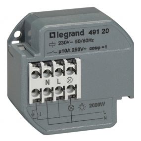 Legrand - Telerupteur 1P 10A 230V - 049120