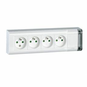 Legrand - Bloc multiprise 4X2P+T + interrupteur sans cordon - 050613