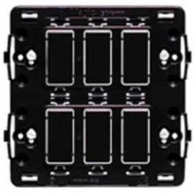 Bticino Magic - Houder 2X3 modules schroeven - 506S