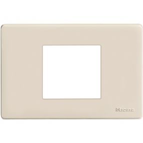 Bticino - Magic plaque recouvrement 2 modulesule rectangulaire ivoire - 503/23A/R