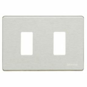Bticino - Magic plaque recouvrement 2 modules ivoire - 503/2/R