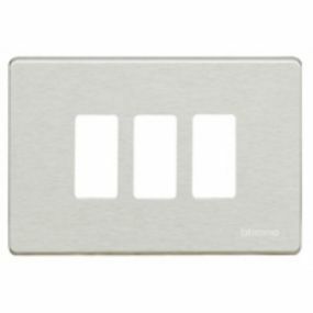Bticino - Afdekplaat 3 Modules Oxydal - 503/3/X
