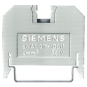 Siemens - Borne normale beige 4MM - 8WA1011-1DG11