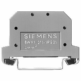 Siemens - Borne Vert-Jaune (Terre) 4Mm 2 - 8Wa1011-1Pg01