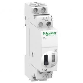 Schneider - Telerupteur 2 contacts normalement ouverts 16A 24VAC 12VDC - A9C30112