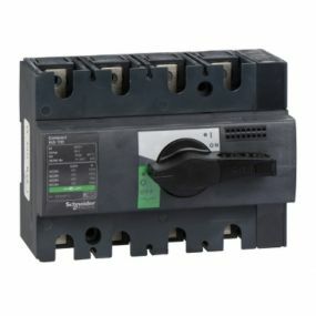 Schneider - Interrupteur-sectionneur interpact INS100 4P 100A noir levier - 28909