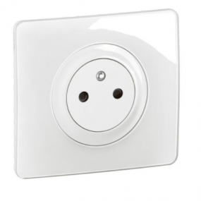 Legrand - Stopcontact 2P+A 10/16A 250V Klem Wit - 670311
