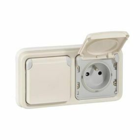 Legrand Plexo - Prise 2X2P+A horizontale 10/16A blanche - 069642
