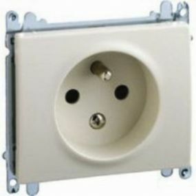 Legrand - Stopcontact 2P+A Creme - 683967