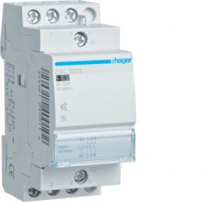 Hager - Contact geruisloos 3X25A 3NO 230V/220VDC - ESC325S