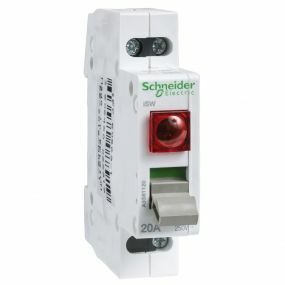 Schneider - Interrupteur Mod 1P 20A+Lampe de signalisation Rd - A9S61120