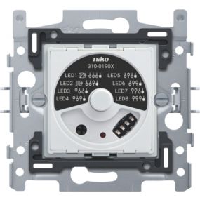 Niko - Socle variateur universel bouton rotatif 5-325W 3-FILS - 310-01900
