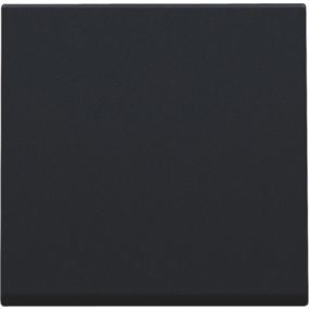 Niko - Centraalplaat drukknop of elektronische schakelaar black coated - 161-31002