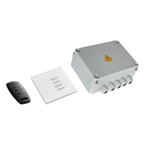 Teleco - Kit gardenpro 4 set met afstandsbediende schakeling voor 4 aansluitingen - GARDENPRO4