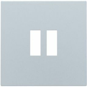 Niko - Set de finition chargeur double usb-a sterling - 121-68001