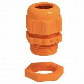 Obo - Presse-etoupe v-tec M20 + ecrou orange - 7205660
