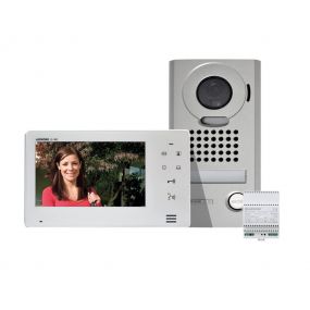 Aiphone videofoon kit - 7" opbouwdeurpost + voeding - JOS1V