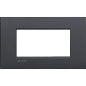 Bticino - Ll plaque recouvrement 4 modules anthracite - LNC4804AR