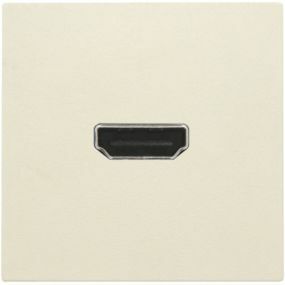 Niko - Stopcontact hdmi/hdmi aansluiting cream - 100-69417
