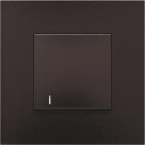 Niko - Centraalplaat Schakelaar Mt Lens Bakelite Chocolate - 201-60005