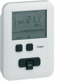 Hager - Program thermostaat eco 7DAGEN batterij - EK570