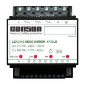 Conson - Drie kanaals led dimmer 3X100VA - XP33LED
