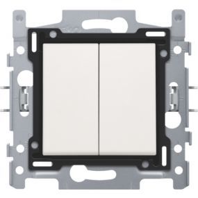 Niko - Interrupteur double allumage white bornes a connexion - 101-61508