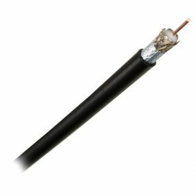 Coax kabel PE11 tri telenet outdoor zwart FCA 