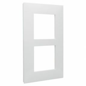 Legrand Valena Next plaque de recouvrement double verticale 57MM blanc/opale - 741108