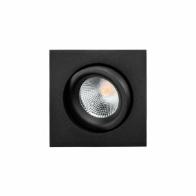 Sg Lighting - Spot Inbouw Junistar Lux Square Zwart 8W Led 3000K - 902588