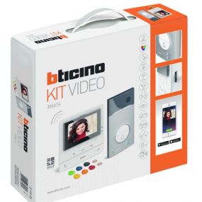 Bticino kit video 1BP linea 3000 + classe 100 X16E wifi et 3G et 4G 364614