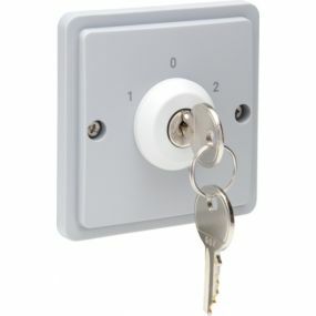 Niko - Interrupteur à clé gris avec bornes à vis - 700-38700