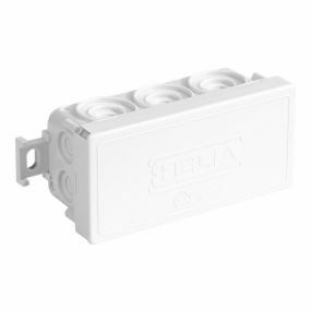 Helia - Boîte en saillie blanc pur RAL9010 89X42X37 - 25061