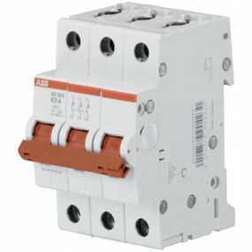 Abb - Interrupteur de coupure de charge On-Off Switch Rouge 3P 63A 440Vac - 2Cdd283101R0063