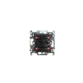 Qbus - Interrupteur thermostat 4 boutons Niko Rgb sans garniture - Swc04T/Nnb