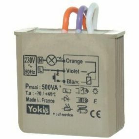 Yokis - Connection variable 500W 250VAC 50X30 pour boîte d'encastrement - MTV500E