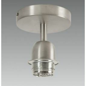 Stephane Davidts - Plafonnier 10Cm+Tube+E27 Sat Nickel Z/Lk - Kentika E27/33
