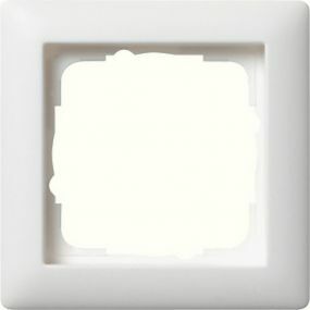 Gira - Plaque de recouvrement simple 55 Blanc mat - 021104