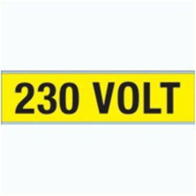 Brady - Voltage markers 230V 57X228 1St - Y140775