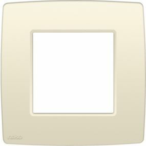 Niko - Afdekplaat enkelvoudig cream - 100-76100