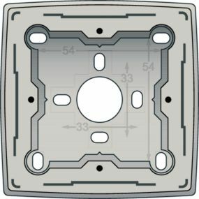 Niko - Opbouwdoos enkel 87X87X37 licht grijs - 102-77100