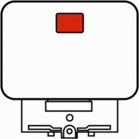 Niko - Cle blanche pour interrupteur de commande Pr20 - 32-671-05