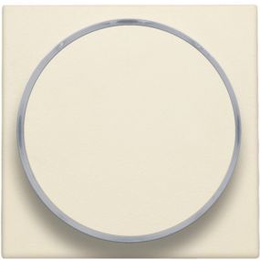 Niko - Set de finition bouton poussoir anneau transparant cream - 100-64006
