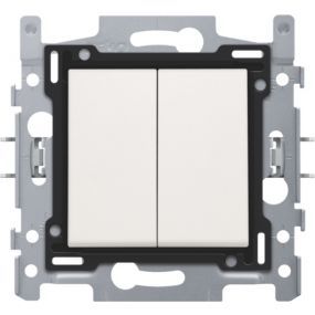 Niko - Interrupteur double allumage white bornes a vis - 101-61500