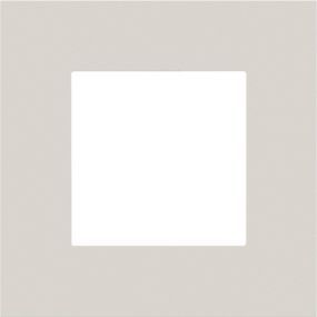 Niko - Plaque de recouvrement simple soft grey - 159-76100