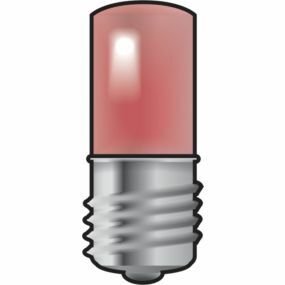 Niko - Led lamp E10 rood - 170-37003