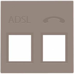 Niko - Centraalplaat Adsl Splitter Rj11 Greige - 104-69091