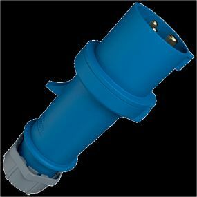 Mennekes - Stekker 3P 32A 6H230V blauw prot - M160