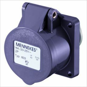 Mennekes - Prise de courant encastree 2P 16A 25V - M603